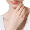 Bague goutte d'eau avec certificat pour femmes, testeur de diamant 100%, bijoux en argent brillant, cadeau de mariage fait à la main, tendance 240112