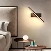 Applique LED lumière nordique moderne minimaliste chambre chevet créatif escalier salon lampes rotatives pour la maison