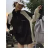 Women's Jackets Deeptown Gorpcore Jacket Women Harajuku Fashion Oversize Streetwear Track Windbreakers Outdoor Causal Thin Outwear Loose