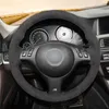 Steering Wheel Covers Cover For M Sport E46 330i 330Ci E39 540i 525i 530i M3 Touring Alcantara Premium Leather Car Interior