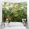 Tapestries Tropical Plant Animal Art Tapestry Wall Hanging Bohemian Style Cartoon Home Background Decoration 8 Sizes