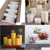 Feestdecoratie Bruiloft Diy 3/5 stuks Ronde Cilinder Voetstuk Display Art Decor Taartrek Plinten Pijlers Voor Vakantie Decoraties Dro Dheqy