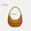 2024 Avondtassen Songmont Luna Bag Luxe Designer Onderarm Hobo Schouder Halve Maan Leren Portemonnee Clutch Bags Handtas CrossBody Luxe en High Sense Bag