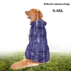 Abbigliamento per cani Impermeabile per cani di piccola taglia Mantella impermeabile riflettente Abbigliamento per cani Cucciolo Labrador Chihuahua Cappotto antipioggia Costumi per animali domesticivaiduryd