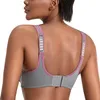 Soutien-gorge de sport pour Fitness Gym femme à armatures Yoga culture hauts en cours d'exécution femmes Max contrôle double couche à fort Impact grande taille 240113