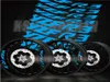 Nya unika vattentäta motorcykelklistermärken Super Sticky Tire Decals Solskyddsmedel Fashion Reflective Colorful Decorative Film för Yamah9333387