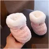 Premiers marcheurs chaud bébé berceau bottes de neige doux confortable filles garçons chaussettes antidérapantes né bébé chaussures Zapatos Rojos livraison directe enfants Othkc