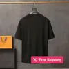 Men's T-Shirts Designer Men's T-Shirts Print Letters Cotton mens shirt 2 Colors Black White Luxury Top tee shirt Man European size S-3XL now clothing MHUW