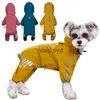 Dog Apparel Dog Raincoat Reflective Waterproof Pet Clothes for Chihuahua Maltese Rain Coat Small Medium Dogs Jumpsuit Raincoat Dogs Overallsvaiduryd