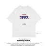 Men's T-Shirts Privainker 1997 Letter Printed Men's T-shirt Oversized Casual T Shirts For Male Summer Unisex 5XL Short Sleeve Teesyolq
