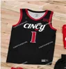 Cincinnati Bearcats Basketball Jersey Jeremiah Davenport David DeJulius Jarrett Hensley Chase Kirkwood Dan Skillings Jr. Aziz Bandaogo Custom Stitched Jerseys AA