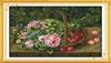 Fruktkorg blommor körsbär hem dekor målningar handgjorda korsstygn broderi handarbetsuppsättningar räknade tryck på duk DMC 14C6411859