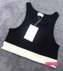女性用Tシャツの服タンクトップレディースデザイナーTシャツブラックホワイトレター夏の短袖レディース衣料サイズS-L Camis Tops Femme rrvo