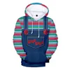 Men'S Hoodies Sweatshirts Mens Good Guys Chucky 3D Printed Lovely Cartoon Male Female Leisure Simple Street Clothes Drop Delivery Dhtr3