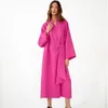 Vêtements de nuit pour femmes Robe en coton ample décontracté chemise de nuit Robes à lacets longue pyjama confortable femme vêtements de détente peignoir 2024 automne