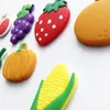 Drop mignon PVC fruits réfrigérateur aimant autocollant enfants éducation dessin animé légumes réfrigérateur aimant tableau blanc bâton magnétique 240113