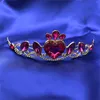 Headpieces Crystal Children's Birthday Crown Princess Girl's Headband For Dressing Up In Show Performance