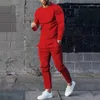 Spring Winter 2pcs t Shirts Pants Set Men Casual Fashion Sport Tracksuit Basketball Jogging Suit Clothing Streetwear 3XL 240112