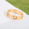 2024 popular designer anéis para mulheres homens estrela corte anéis estreito topo de aço inoxidável noivado jóias amantes presente três cores