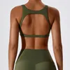 Sous-vêtements de sport sexy femmes soutien-gorge haut soutien Fitness Gym Yoga haut en cours d'exécution vêtements d'entraînement push-up Corset rembourré vêtements de sport 240113