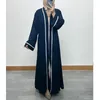 Roupas étnicas F395abaya para mulheres bordados quimono abayas muçulmano dubai turquia luxo kaftan hijab vestido saudita islâmico