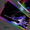 RGB Genshin Impact Gaming Play Mats Mousepad حجم الرسوم المتحركة Mouse Mouse Mat XXL لوحة مفاتيح سطح المكتب