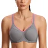 Bra Women High Impact Sports Racerback underwire الدعم الخفيف PAD PAD TOPS TOPS اللياقة البدنية للملابس الداخلية BRASSIER 240113