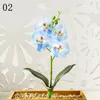 Kwiaty dekoracyjne 29 cm sztuczne phalaenopsis symulowany motyl orchide