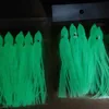 100pcs yumuşak cazibesi ahtapot balıkçı etek squi d lurefishingbait yumuşak kalamar etekler turuncu kırmızı pembe mavi aydınlık plastik 240113