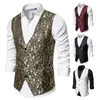 Men's Vests 2024 Spring And Autumn Stage Performance Dress Lifting Vest