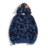 Sweat à capuche pour hommes Designer Sweat à capuche Femmes Full Zip Shark Sweat à capuche Noir Veste de camouflage Bleu Sweat à capuche Cardigan à manches longues pour hommes Fashi 82