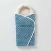 Sacchi a pelo Inverno Neonato Sacco a pelo Caldo Coperta di cotone Pile Bozzolo Neonato Ragazzi Ragazze Vestiti Asilo nido Avvolgere Swaddle Bebe Taglia liberavaiduryb