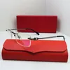 frames reading man sunglasses Titanium frame designer cart glasses for woman news designers carthead Frameless leg mens s