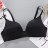 Yoga Outfit Women Seamless Bra Sexy Bralette Push-Up Underwear Girls Students One-Piece Gathering Thin Breathable Soft Sports Bras 12 Colors