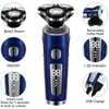 4 w 1 Electric Shaver 3D Floating Cutters USB Szybki ładunek maszyn do golenia dla mężczyzn Ostrza Przenośna broda Clipper 240112