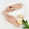 Set of 50 Cotton Cloth Napkins Gauze Fabric 30x30 Cm Factory Outlet Wedding Decor Everyday Use Dinner Tea Towel Table Village 240112