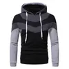 Herenhoodies Blouse met trekkoord Ronde hals Casual kleur Splice Lange mouwen Tops Outfits Oversized grafische bovenkleding