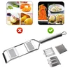 Multi-purpose Vegetable Slicer Stainless Steel Grater Cutter Fruit Potato Peeler Shredders Vegetables Cutter Kitchen Accessories 240113