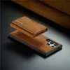 Retro 2 in 1 Magnetic Phone Case for iPhone 15 14 13 Pro Max Samsung Galaxy S24 S23 Ultra S23FE A14 5G A13 A33 A53 A73 A34 A54 A24 Multiple Card Slots Leather Wallet Shell