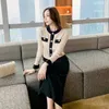 Work Dresses Arrival Women Set Temperament Comfortable Jacket And Long A-line Skirt Fashion High Quality Style Knit Bouncy