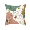 Coussin / Oreiller décoratif Oreiller Joyeux Noël Décor à la maison Er 45x45 cm Dessin animé drôle imprimé Chambre d'enfants Décoration Case Xmas Drop Deli DHPHT