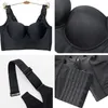 Womens Deep V Cup Hide Back Fat Bra With Shapewear Incorporated Full Coverage Push Up Sculpting Uplift Sports Bras For Women 240113