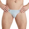 Underpants sexy roupa interior de seda gelo homens briefs sem costura bugle bolsa respirável fino masculino calcinha micro bikini deslizamento homme cuecas tanga