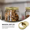 Storage Bottles Wide Mouth Ball Jar Lids Canning Covers For Home Mason Sealing Practical With Rings Canner