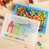 3D-puzzels 296PCS DIY-puzzel Kleurrijke Paddestoelspijkers Pegboard-puzzel Jigsaw Set Intelligent 3D Ouder-ld Interactief spel Kinderen Giftvaiduryb