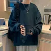 Heren Hoodies Sweatshirts Privathinke 2023 Mannen Effen Kleur Mannelijke Oversized Streetwear Koreaanse Truien Casual Losse Topsephemeralew