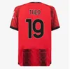 2024 2025 New Milans Ibrahimovic Soccer Jerseys 23 24 25 Giroud Rafael Leaokessie Reijnders Kessie de Ketelaere rafa maglia Home Away Away