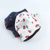 Berets 2024 Panama Fruit Cherry Print Bucket Hap dla mężczyzn Kobiety Rybak Fisherman Two Side Reversible Bob Summer Sun