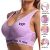 Reggiseni sportivi da donna senza cuciture Fitness Palestra Intimo da corsa Reggiseno antiurto Taglie forti Crop Top Yoga traspirante 240113