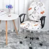1 Set Gaming Chair Covers Elastic Office Chair Covers Lift Removable Computer Armchair Slipcover Rotating Stool Seat Protector 240113